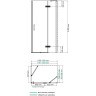 Душевой уголок WASSERKRAFT ALLER 10H06R 120x80 см
