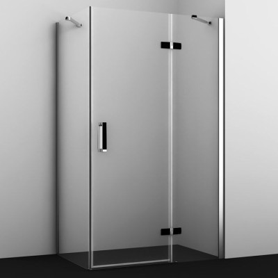 Душевой уголок WASSERKRAFT ALLER BLACK 10H07RBLACK 120x90 см