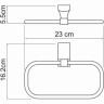 Кольцо для полотенец WASSERKRAFT EXTER К-5260 K-5260