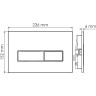 Система инсталляции для унитазов WASSERKRAFT VILS 56TLT.010.ME.CH03